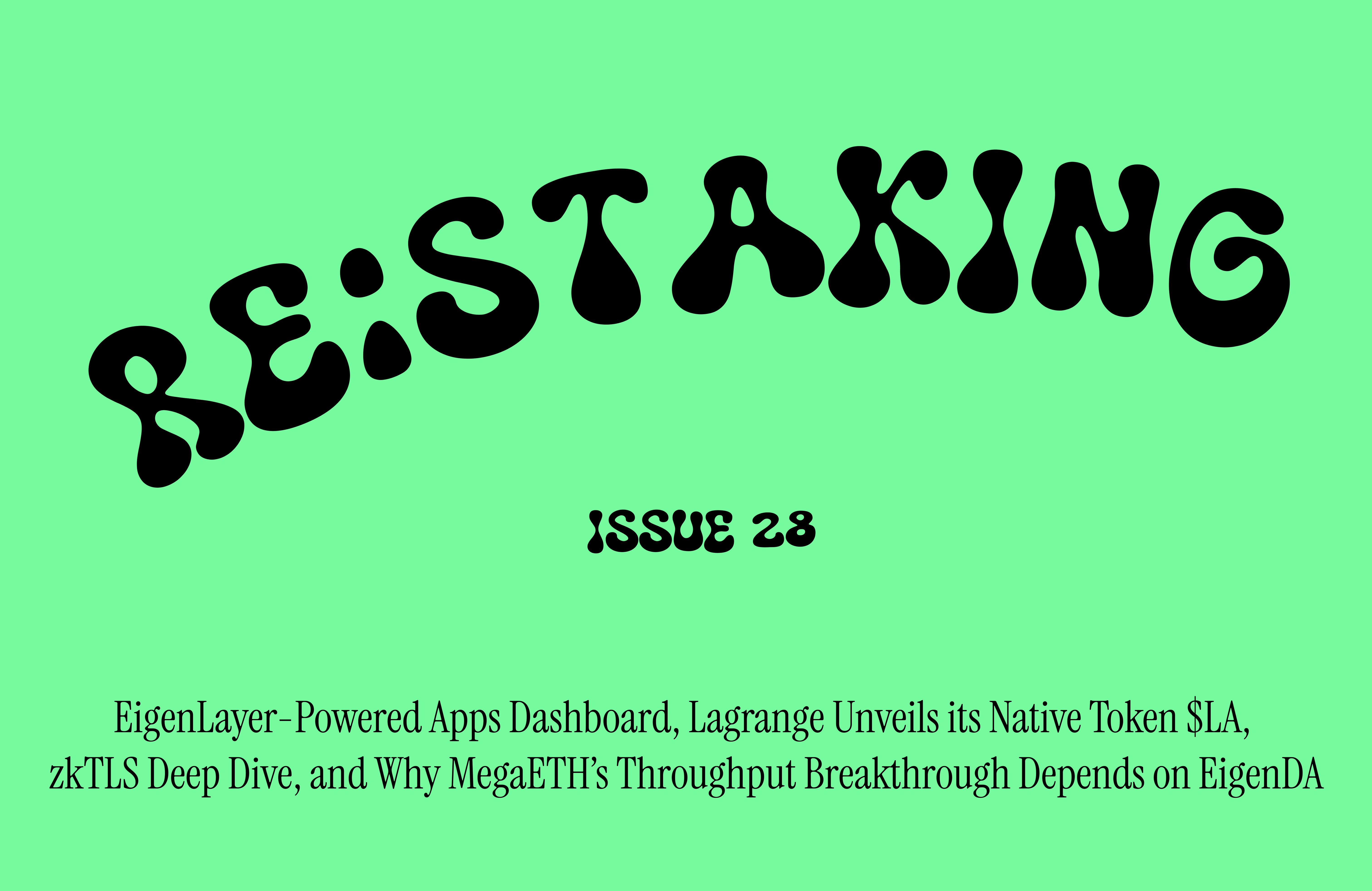 EigenLayer Restaking Dashboard