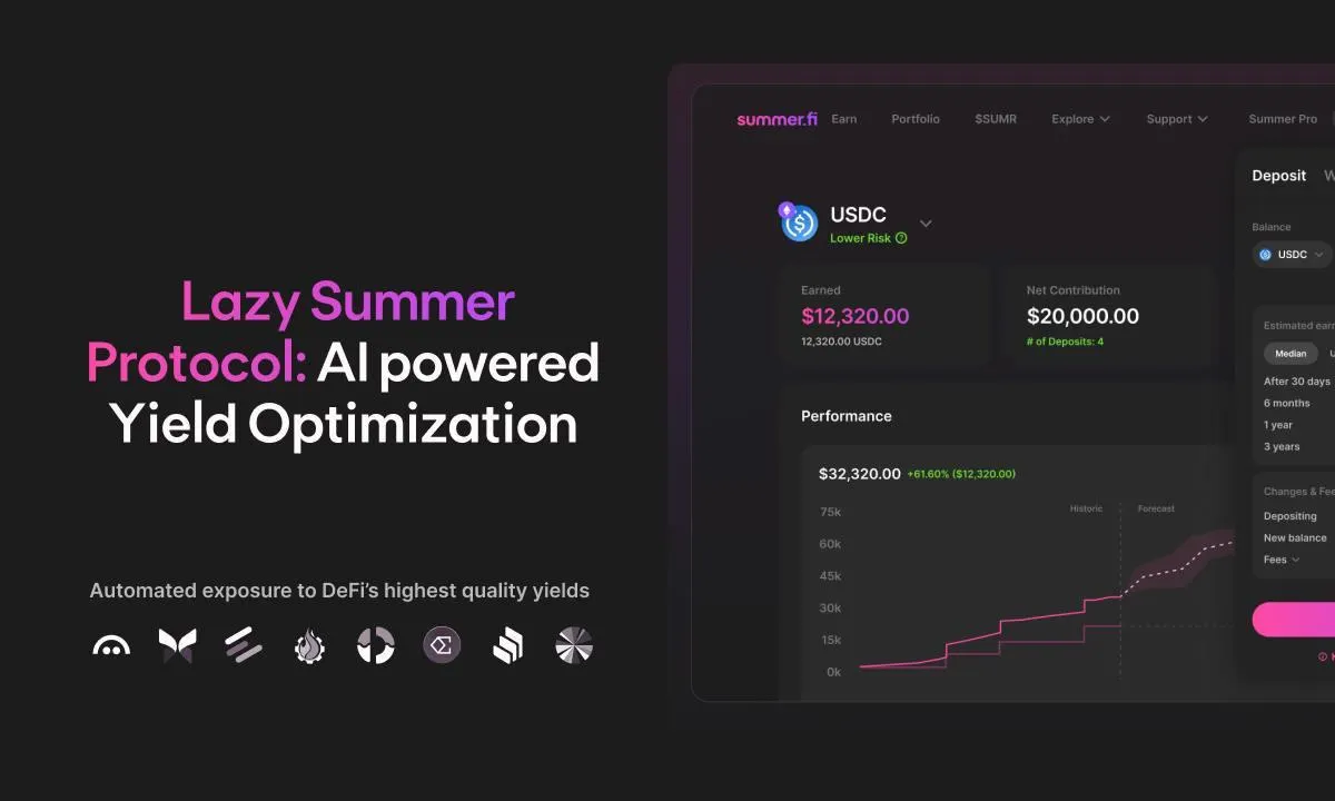 Lazy Summer Protocol AI vaults DeFi